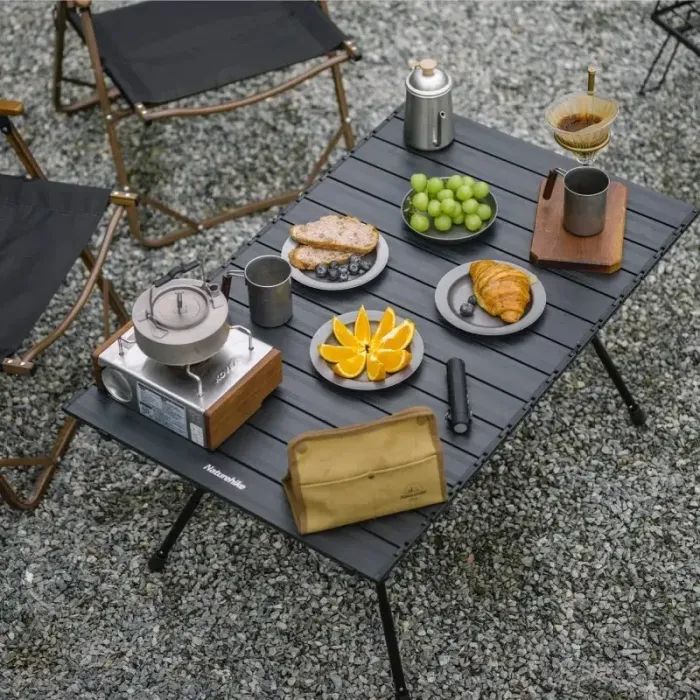 Туристический стол Naturehike полегшений CNH22JU037 алюміній чорний (6927595712474) изображение 4