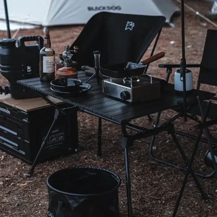 Туристический стол Naturehike полегшений CNH22JU037 алюміній чорний (6927595712474) изображение 5