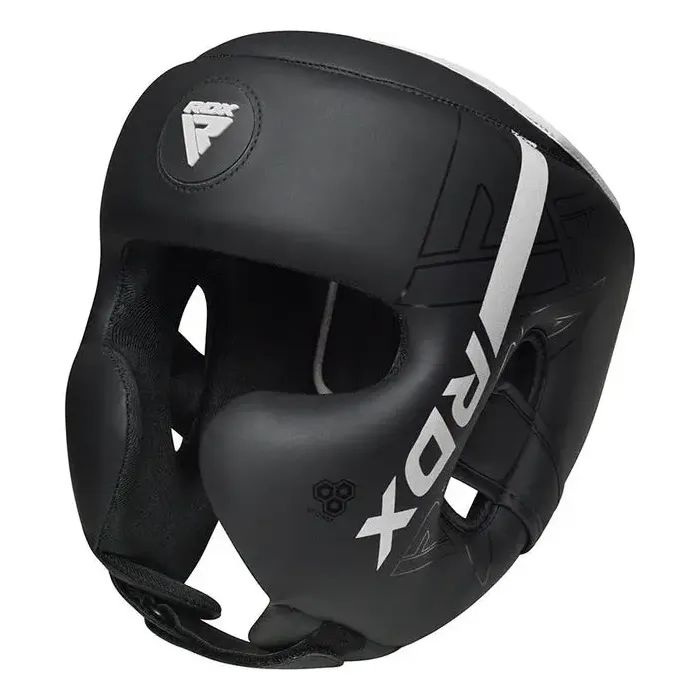 Боксерский шлем RDX F6 KARA Matte White XL (HGR-F6MW-XL) изображение 3