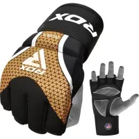 Перчатки для MMA RDX Aura Plus T-17 Black Golden M (GGR-T17BGL-M+) изображение 2