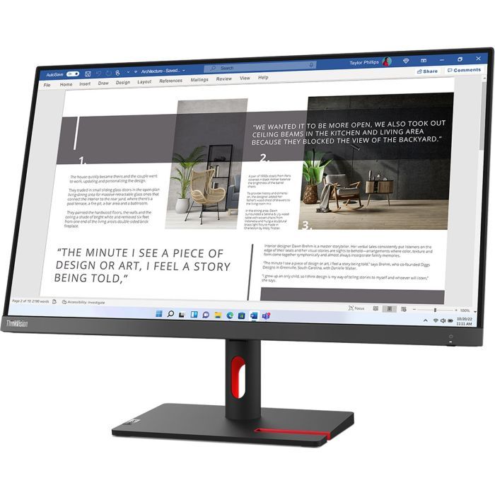 Монитор Lenovo S27i-30 (63DFKAT4UA) изображение 3