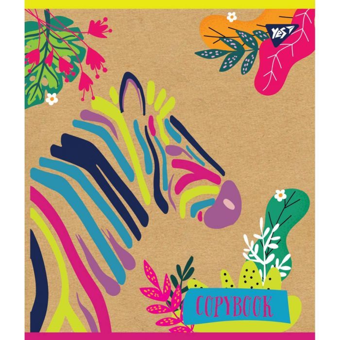 Зошит Yes А5 Rainbow Animal Крафт 12 аркушів лінія (765071) зображення 3