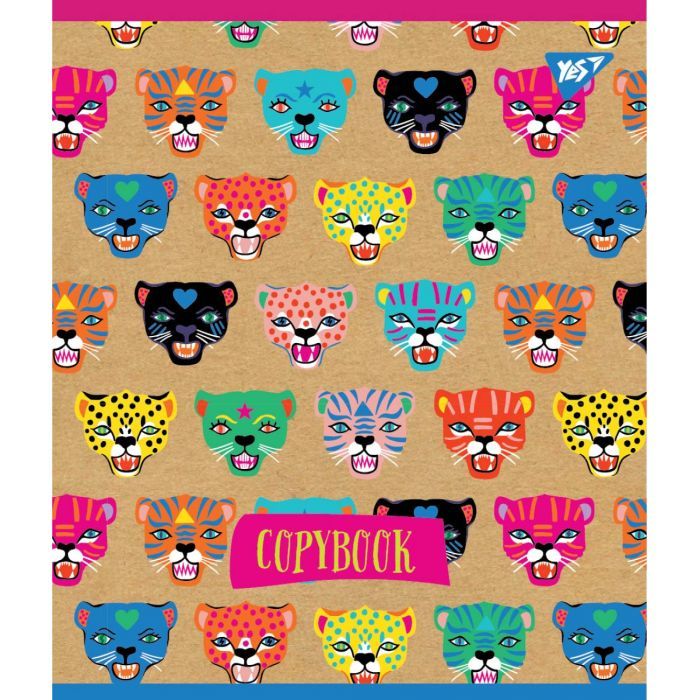 Зошит Yes А5 Rainbow Animal Крафт 12 аркушів лінія (765071) зображення 5