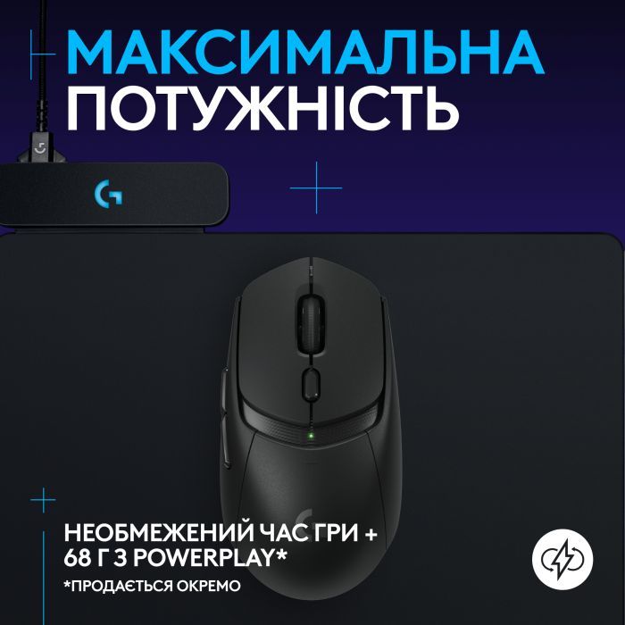 Мышка Logitech G309 Lightspeed Wireless/Bluetooth Black (910-007199) изображение 7