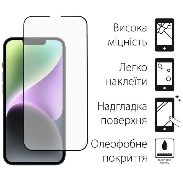 Стекло защитное Dengos iPhone 14 2pcs kit (DG-TG2P-32) изображение 2