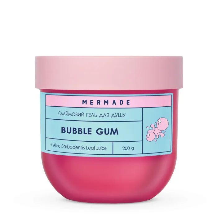 Гель для душа Mermade Bubble Gum Слаймовый 200 г (4823122900746)