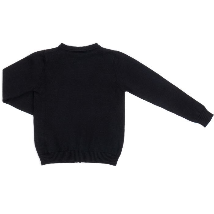 Кофта дитяча Na в'язана на ґудзичках (AFB 1211-140B-black) зображення 2