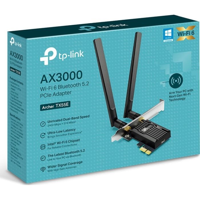 Сетевая карта Wi-Fi TP-Link ARCHER-TX55E изображение 2