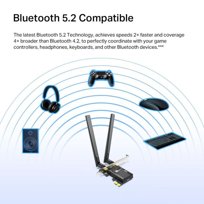 Сетевая карта Wi-Fi TP-Link ARCHER-TX55E изображение 3