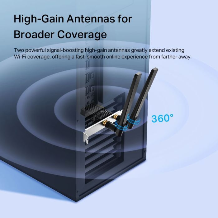 Сетевая карта Wi-Fi TP-Link ARCHER-TX55E изображение 4