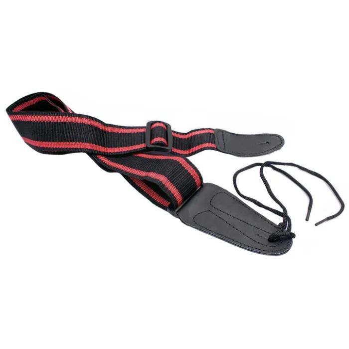 Ремень для гитары Maxtone Guitar Strap Black-Red (GS-100/BK/RD)