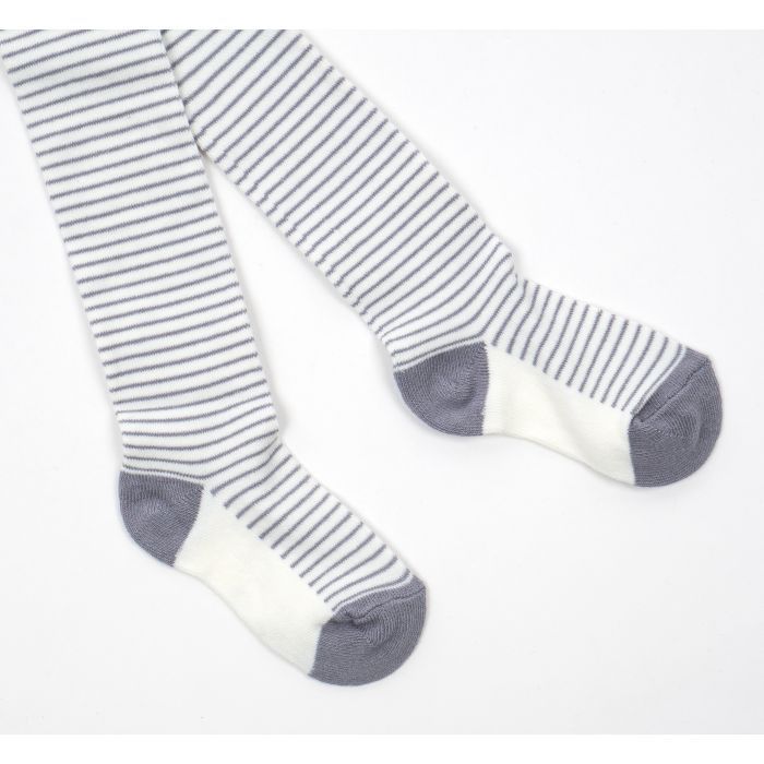 Колготки детские BNM в полоску (M0C0301-1445-1G-beigegray) изображение 3