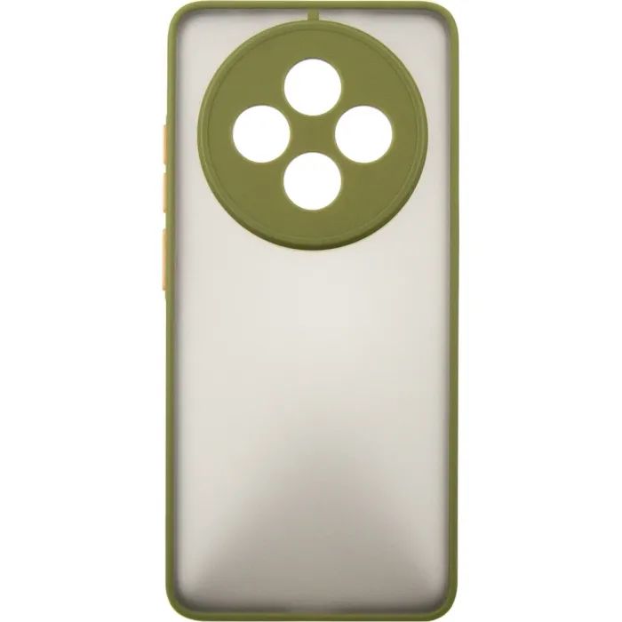 Чехол для мобильного телефона Dengos Oppo Reno 12 F/FS Matte + glass (Green) (DG-KM-110) изображение 2