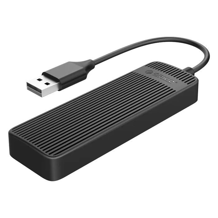 Концентратор Choetech USB 3.1 to 3хUSB 3.0+RJ45(1GB) Ethernet 4in1 (HUB-U02-BK) зображення 2