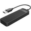 Концентратор Choetech USB 3.1 to 3хUSB 3.0+RJ45(1GB) Ethernet 4in1 (HUB-U02-BK) зображення 2