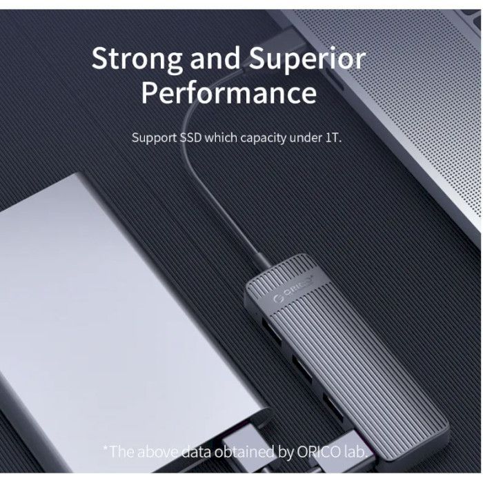 Концентратор Choetech USB 3.1 to 3хUSB 3.0+RJ45(1GB) Ethernet 4in1 (HUB-U02-BK) зображення 5