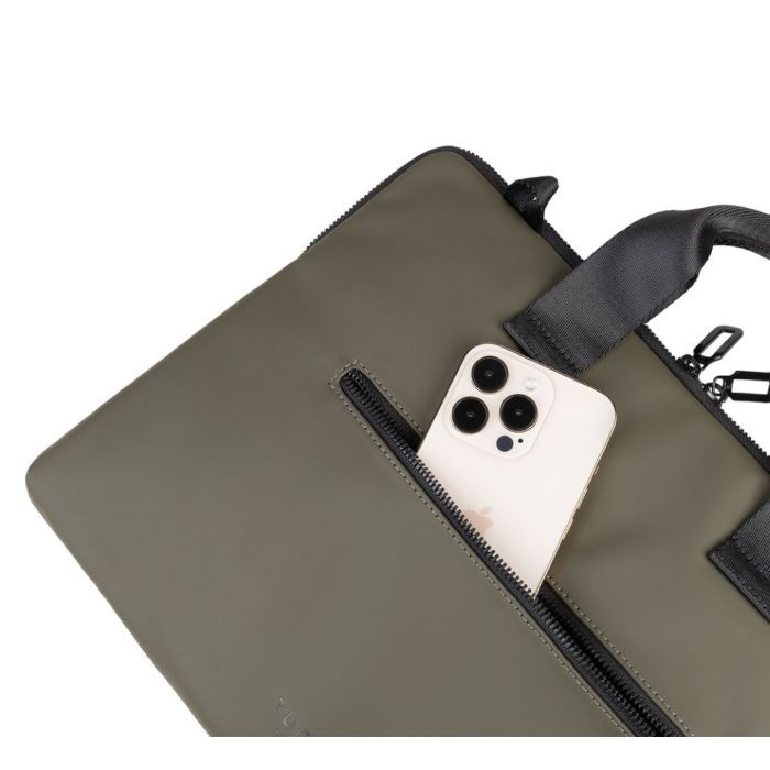 Сумка для ноутбука Tucano 14" Gommo Super Slim green (BSGOM1314-VM) изображение 5