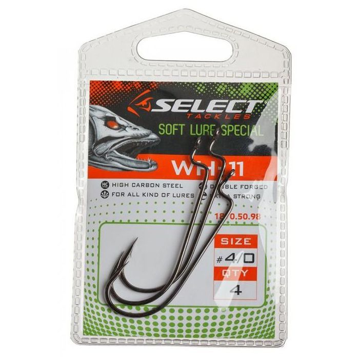 Крючок Select WH-11 4/0 (4 шт/уп) (1870.50.98) изображение 2