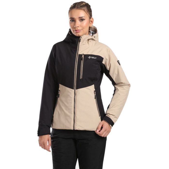 Куртка Kilpi Flip-W beige/black - 38 - бежевий/чорний (024.0413)