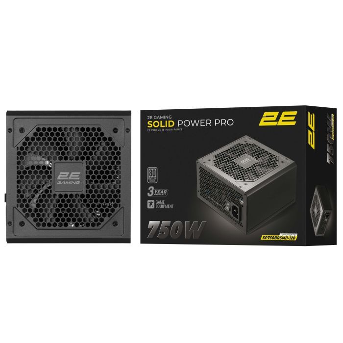 Блок живлення 2E 750W GAMING Solid Power Pro (2E-SP750BRSMII-120) зображення 3