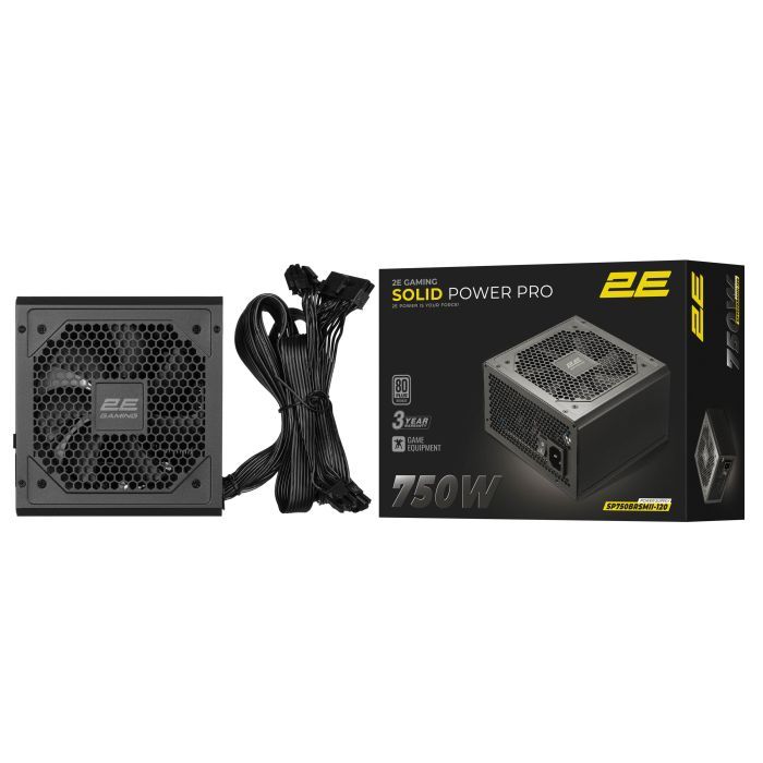 Блок живлення 2E 750W GAMING Solid Power Pro (2E-SP750BRSMII-120) зображення 4