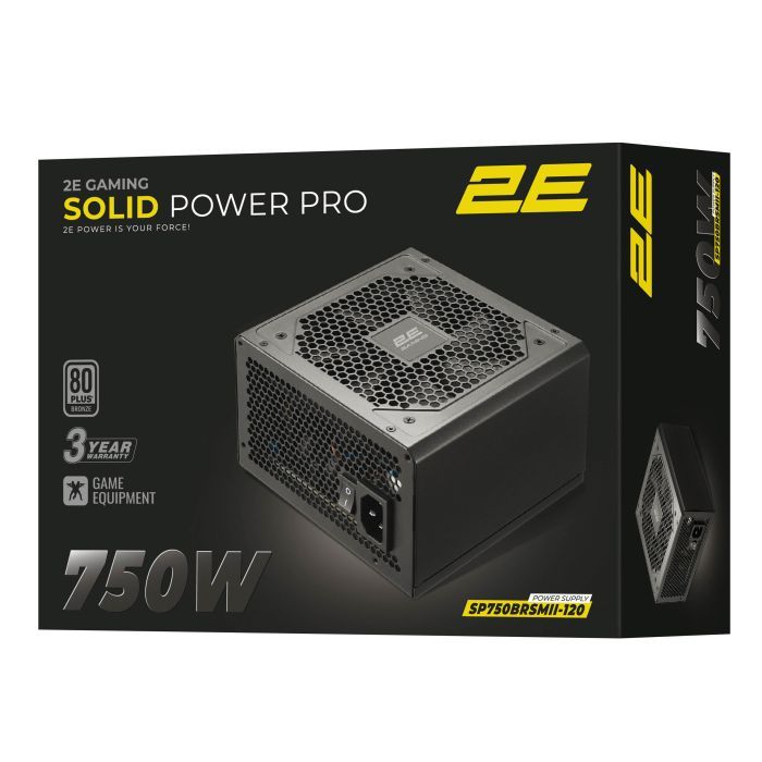 Блок живлення 2E 750W GAMING Solid Power Pro (2E-SP750BRSMII-120) зображення 5