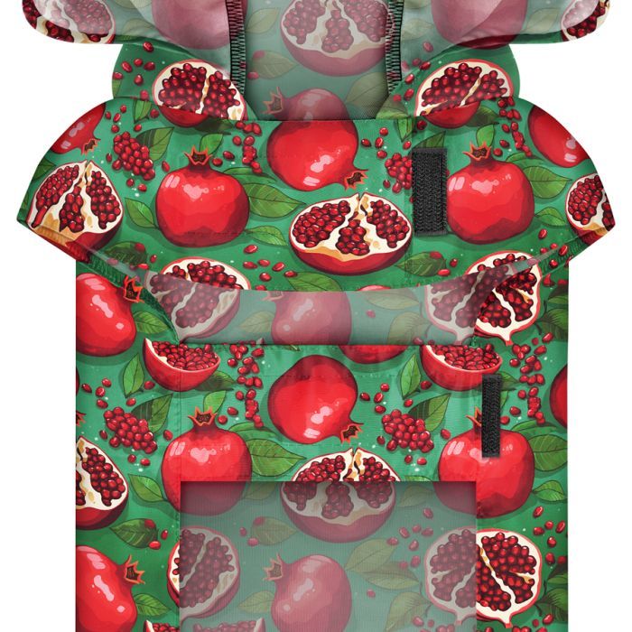 Дождевик для животных WAUDOG Clothes Накидка с капюшоном Гранаты XS (355-4052) изображение 4