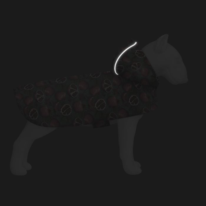 Дождевик для животных WAUDOG Clothes Накидка с капюшоном Гранаты XS (355-4052) изображение 5