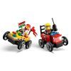 Конструктор LEGO City Пицца-авто против пожарной машины Набор гонок (60458) изображение 4