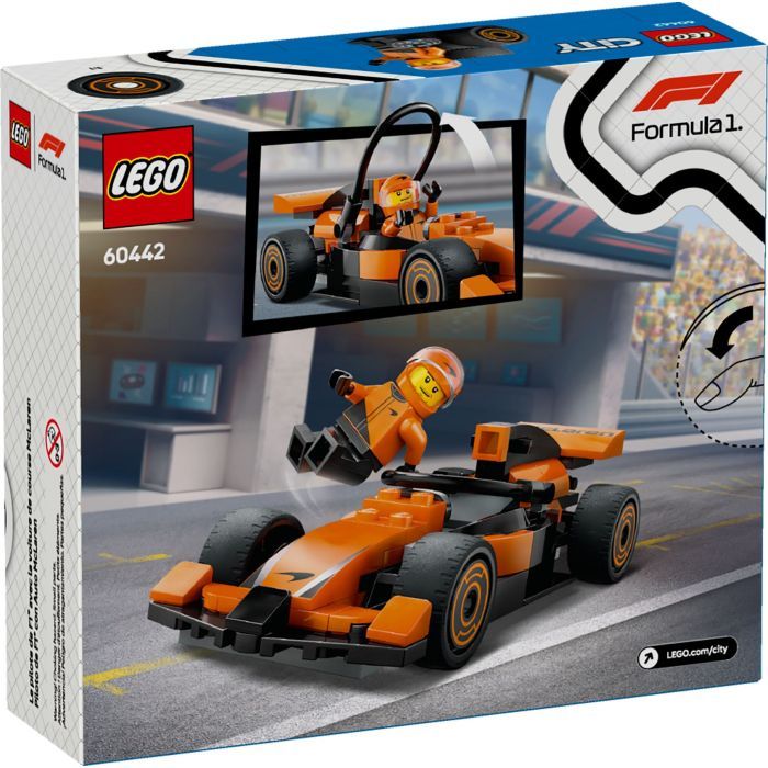 Конструктор LEGO City Пилот F1 с гоночным автомобилем команды McLaren (60442) изображение 6