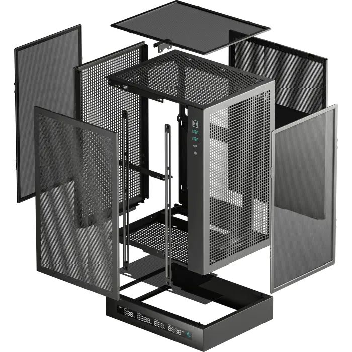 Корпус Deepcool CH170 Digital Black (R-CH170-BKNPI0D-G-1) изображение 11