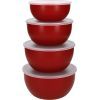 Миска KitchenAid Universal, з кришками, набір 4 шт, червоний (KQG176OSERE)