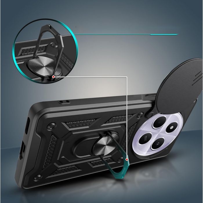Чохол до мобільного телефона BeCover Military Xiaomi Redmi A4 5G Black (712875) зображення 6