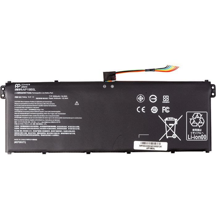 Аккумулятор для ноутбука ACER Aspire 5 A514-54 (AP19B5L) 15.4V 3550mAh PowerPlant (NB410798)