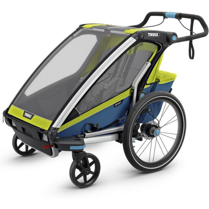 Коляска Thule Chariot Sport Double (Chartreuse-Mykonos) (TH 10201004) изображение 3