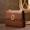 Сумка Vintage Горизонтальна зі шкірозамінника Коричнева (sale_14907) зображення 4