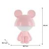 Ночник Kite Светильник LED с аккумулятором Cute Mouse, розовый (K25-316-2-2) изображение 6