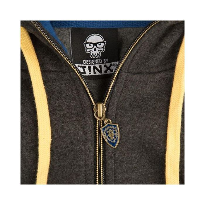 Кофта Jinx World of Warcraft Alliance Classic Premium Zip-Up Hoodie Charcoal Heather L (JINX-7485L) зображення 7