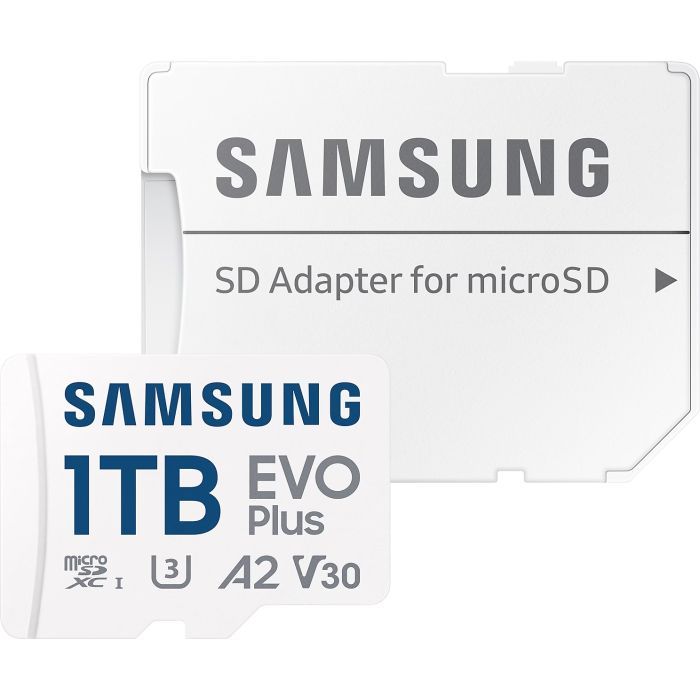 Карта пам'яті Samsung 1TB microSDXC Class UHS-I U3 V30 A2 EVO Plus + SD Adapter (MB-MC1T0SA/EU) зображення 3