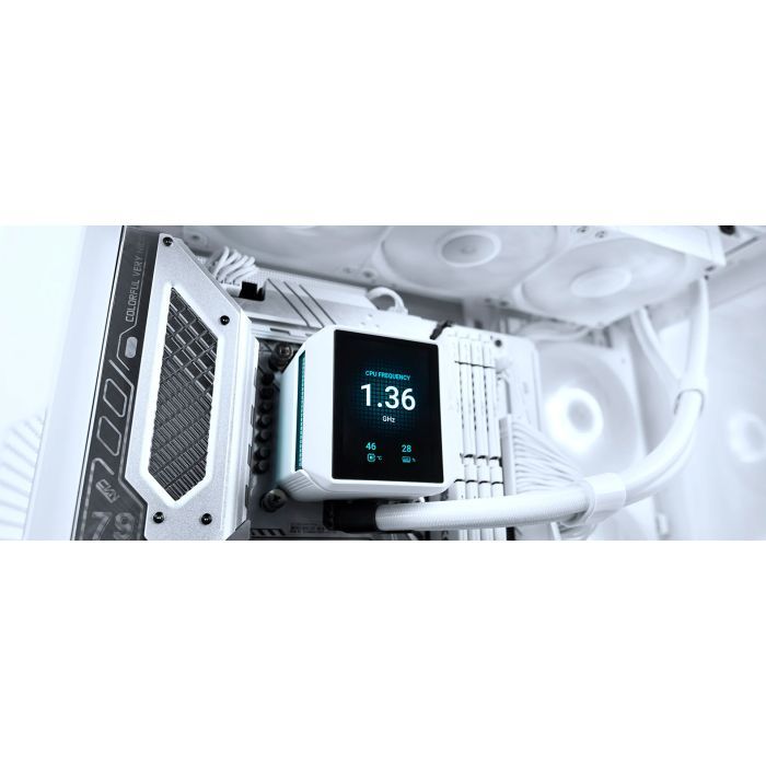 Система жидкостного охлаждения Deepcool Mystique 360 White (R-LX360-WHDSNMP-G-1) изображение 8