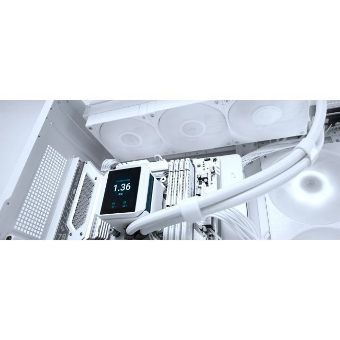 Система жидкостного охлаждения Deepcool Mystique 360 White (R-LX360-WHDSNMP-G-1) изображение 9