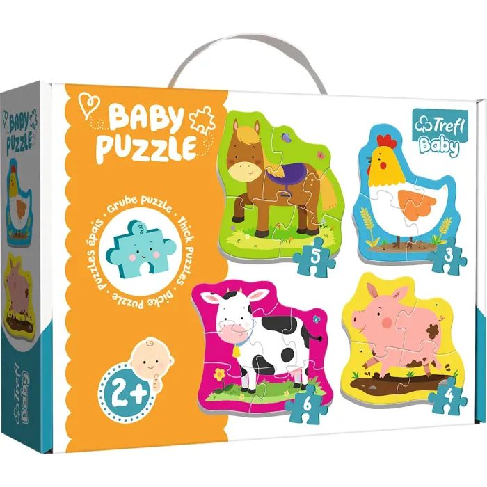 Пазл Trefl Baby Classic Животные на ферме (5900511360707)