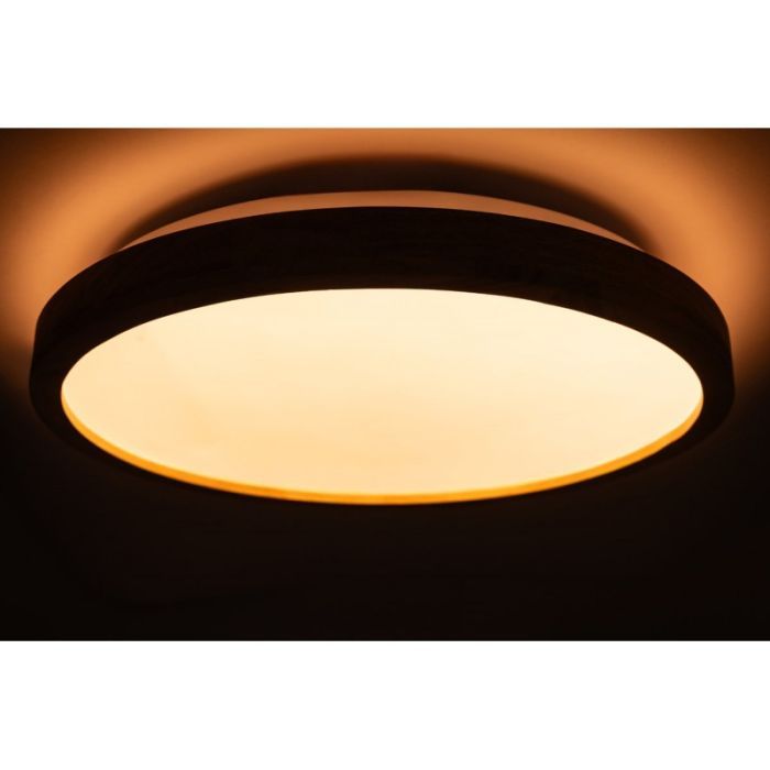 Светильник Vestum WOOD матовий 60W 375*60мм 3000К-6500К з ДК горіх (VS-91046) изображение 4
