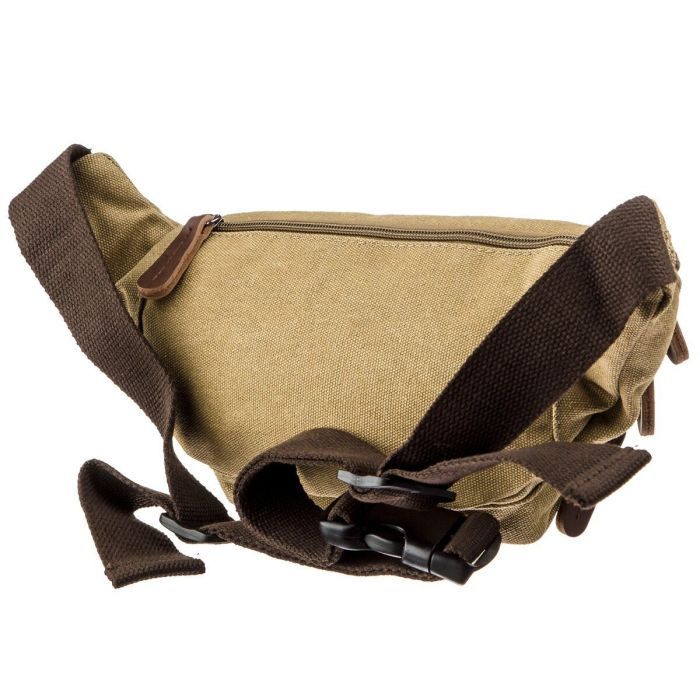 Сумка Vintage Поясная текстильная Хаки (20175) изображение 2