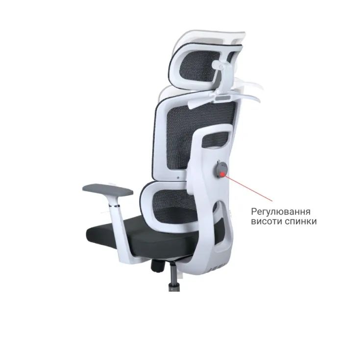 Офисное кресло Аклас Арктик WT R-SR Серый (LVB-306 Grey OS-3006 Grey) (00144009) изображение 11