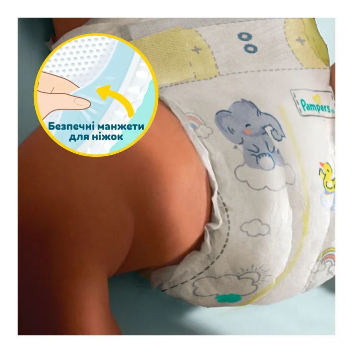Подгузники Pampers Premium Care Розмір 6 (13-18 кг) 128 шт (8700216423700) изображение 3