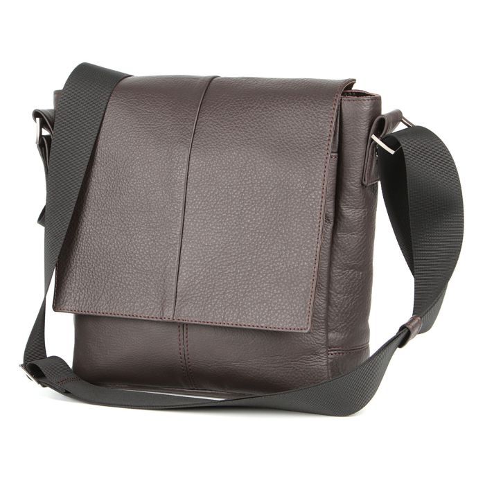 Сумка Shvigel Кожаная Коричневая (00852) изображение 5