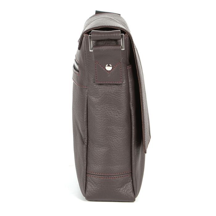 Сумка Shvigel Кожаная Коричневая (00852) изображение 7