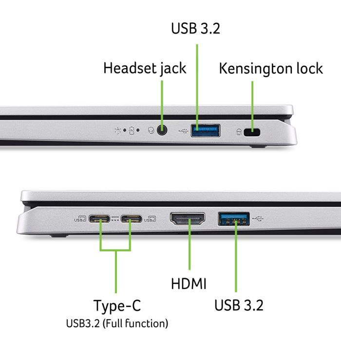 Ноутбук Acer Aspire Go 14 AG14-71P-5950 (NX.J4QEU.002) изображение 9