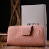 Гаманець Karya З натуральної шкіри Рожевий (21158) зображення 11